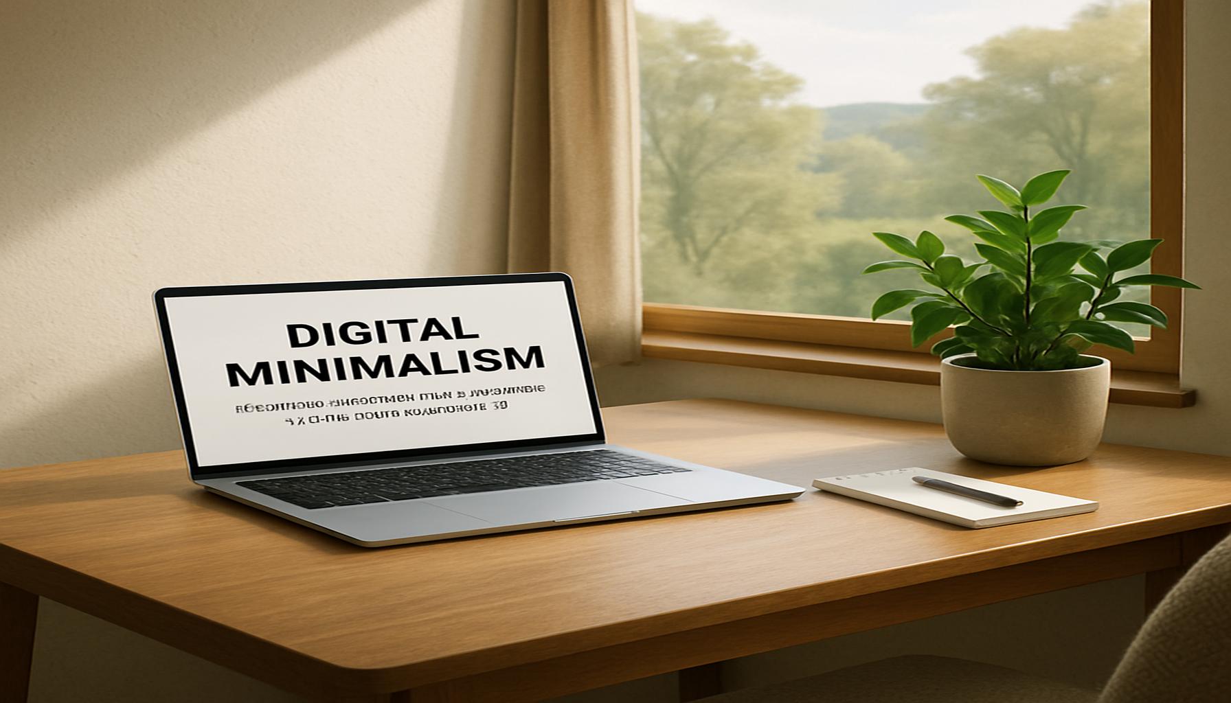 Digital Minimalism: How to Disconnect to Increase Efficiency in Personal and Professional Life