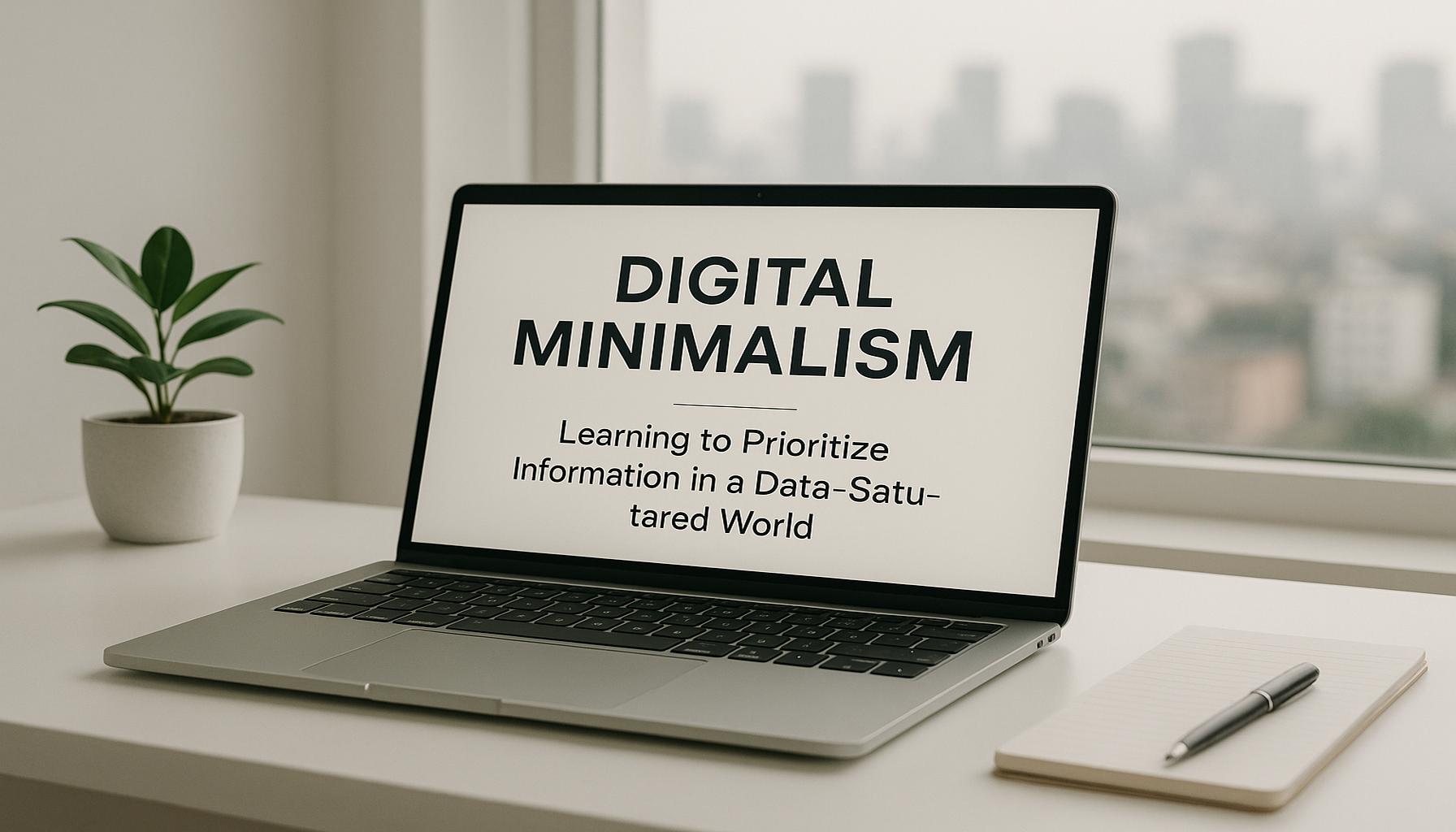Digital Minimalism: Learning to Prioritize Information in a Data-Saturated World