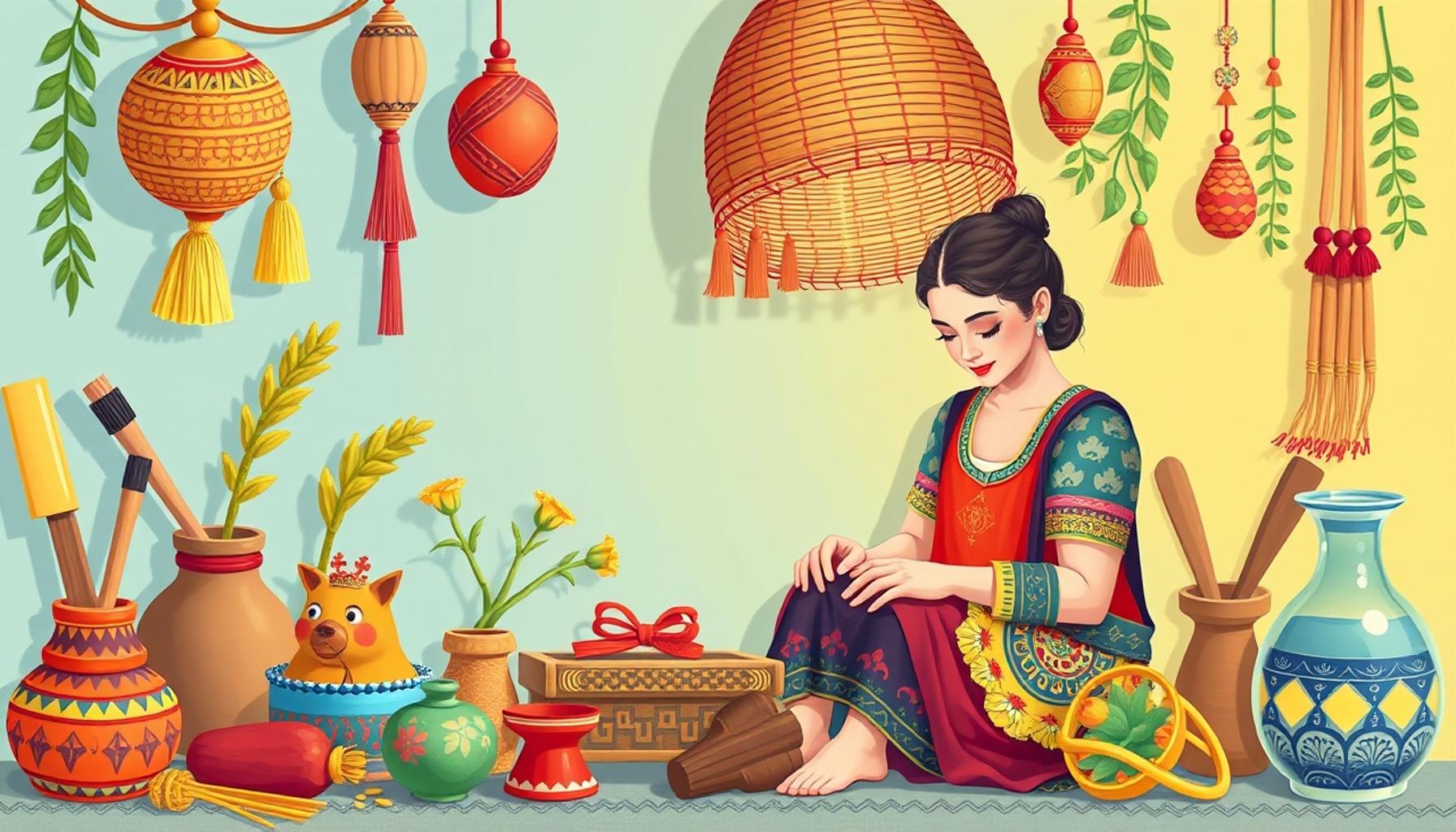 International Inspiration: Traditional Crafts from Different Cultures and How to Reproduce Them