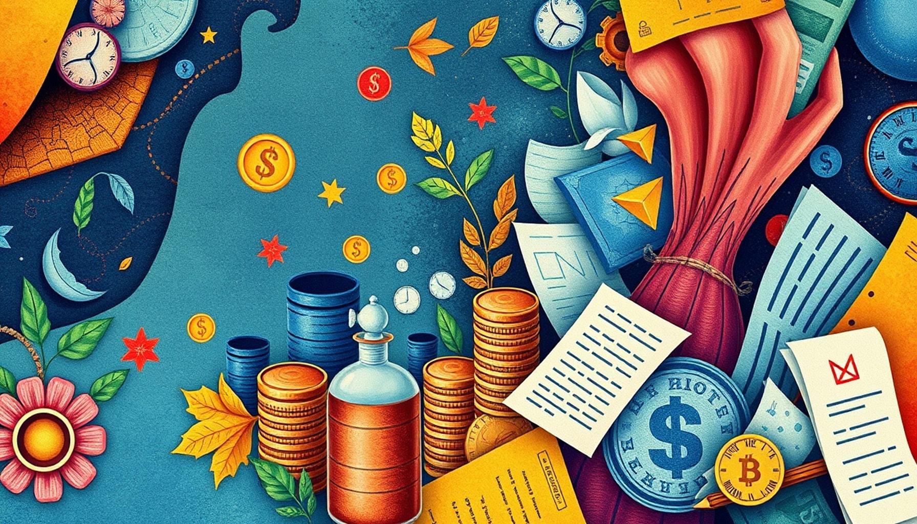 Exploring the Intersection of Poetry and Visual Art: A Creative Collage