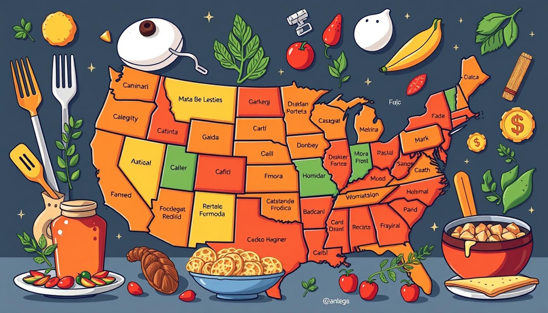 Exploring Regional Cuisine: How to Prepare Typical Dishes from Each State in the USA