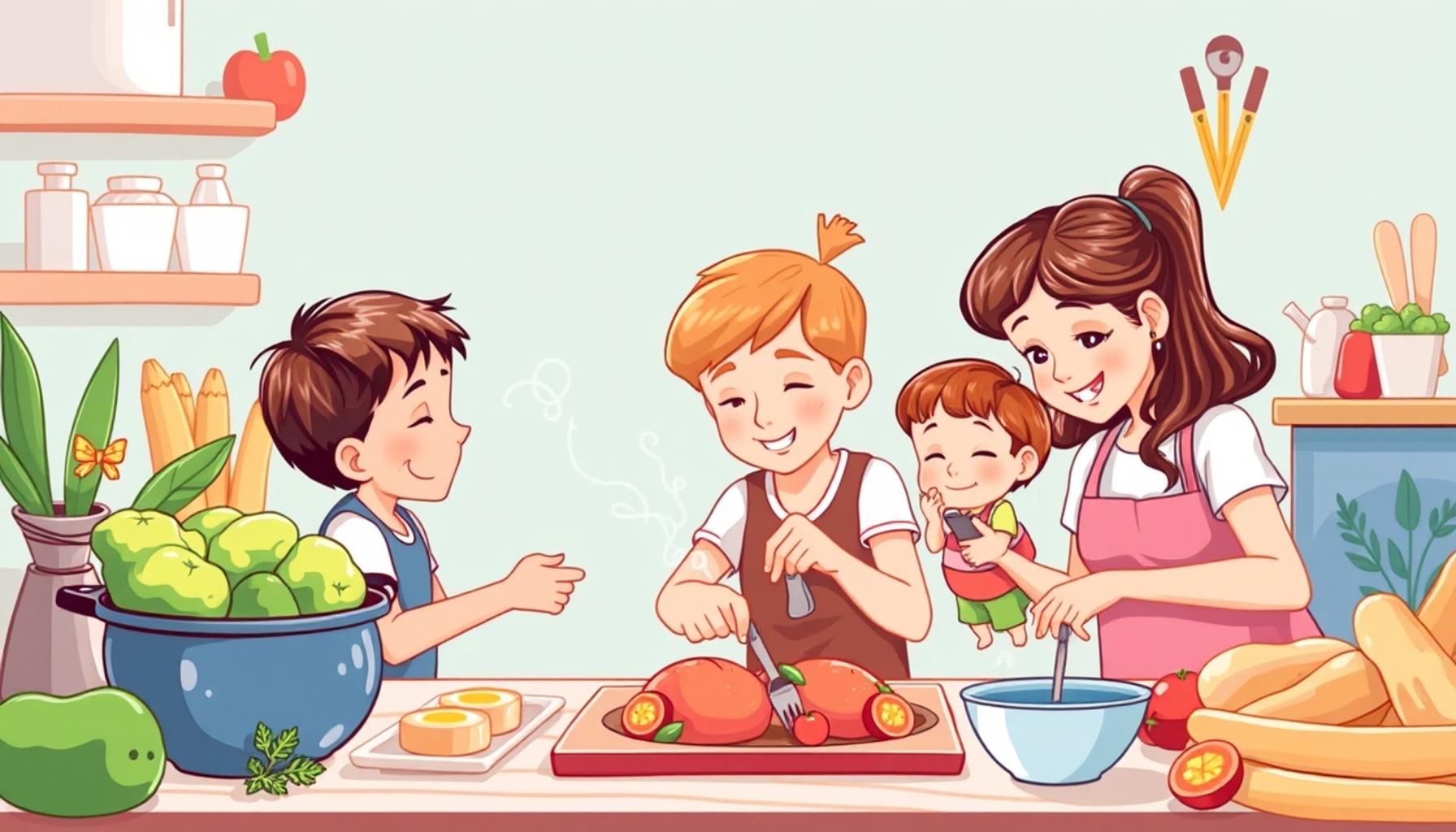 Cooking with Kids: Fun and Educational Recipes to Make Together as a Family