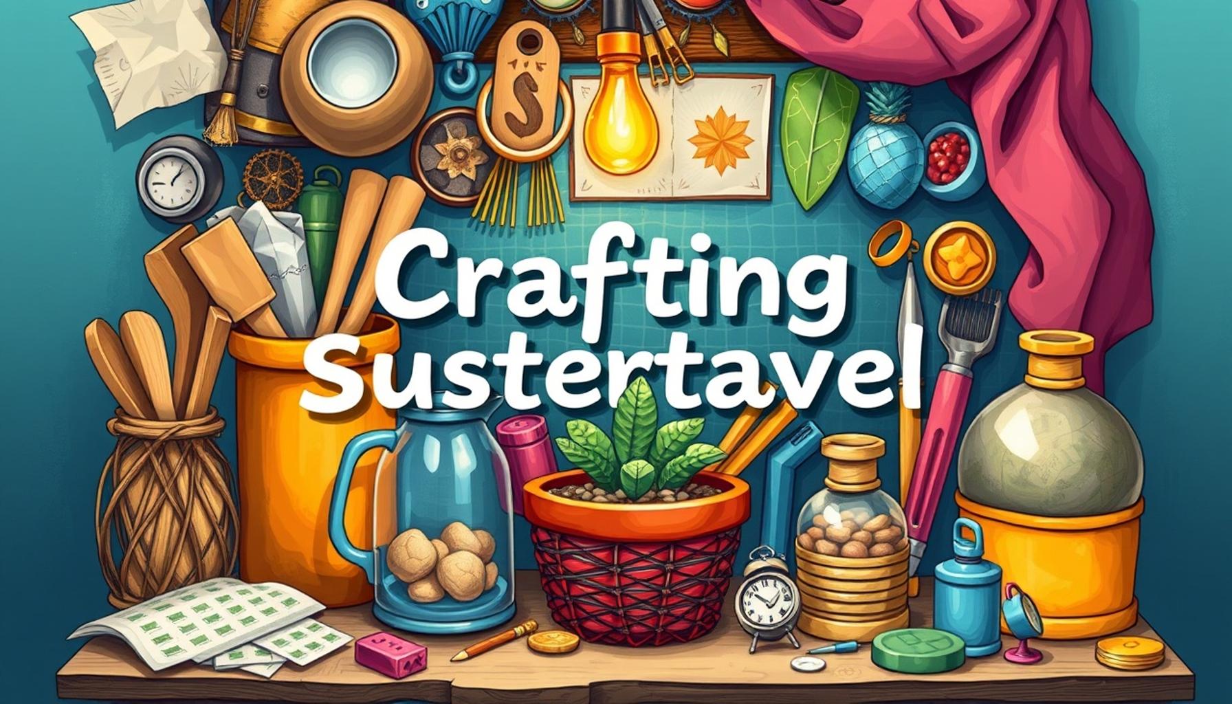 Sustainable Crafting: How to Transform Recyclable Materials into Art